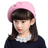 Baby Kids Girls Boys 100% Wool French Beret Cap