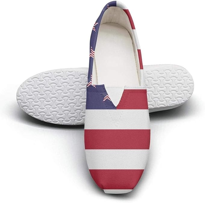 Happy 4th of July American Flag patriotic9 Women's Canvas