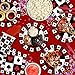 Casino Card Night Birthday Party Supplies Set Plates Napkins Cups Tableware Kit for 16