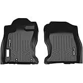 SMARTLINER Custom Fit All Weather 1st Row Floor Mat Liner Set Compatible with 2018-2023 Subaru Crosstrek