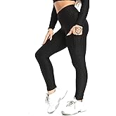 SEASUM Women's High Waist Yoga Pants Tummy Control Slimming Booty Leggings Workout Running Butt Lift Tights