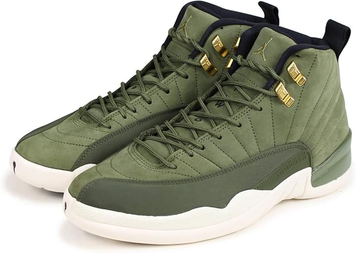 air jordan 12 retro olive canvas
