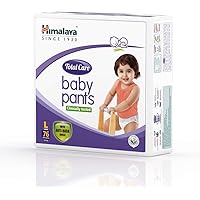 Himalaya Total Care Baby Pants Diapers, Large, 76 Count