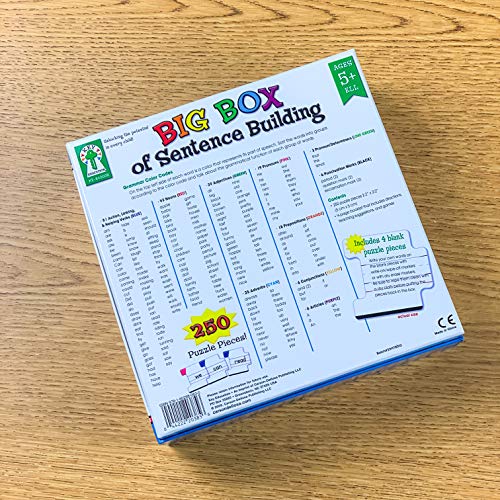 Key Education Publishing Big Box of Sentence Building Games Learning Materials for Age 5 and Up , 840008