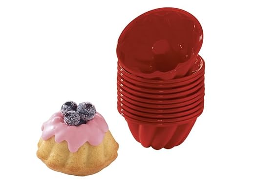 ERNESTO® 12 Silicona Mini Tarta Juego de moldes de Silicona ...