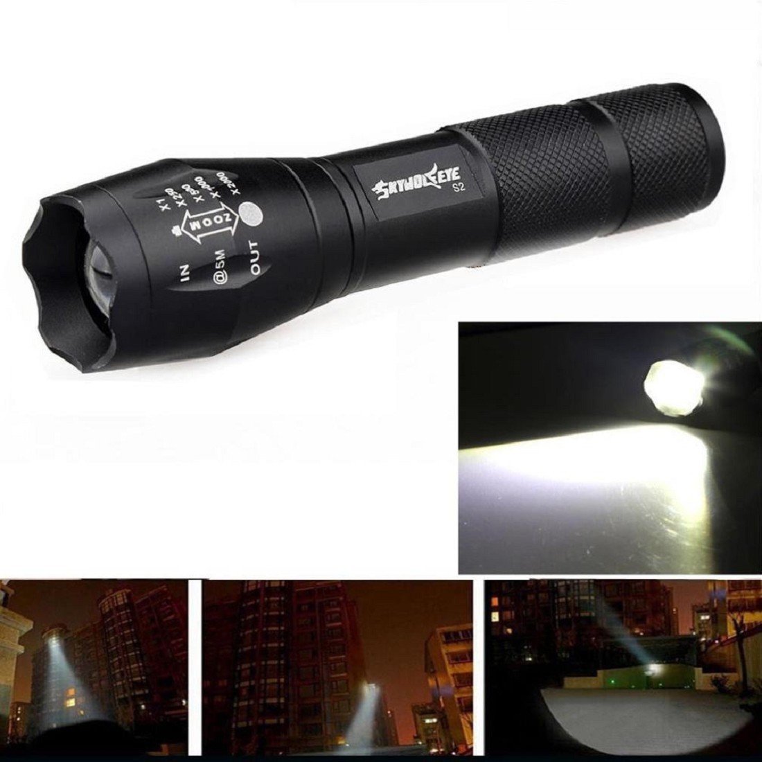 Tongshi 3500 antorcha del lumen 5 modos del CREE XM-L T6 LED de ...