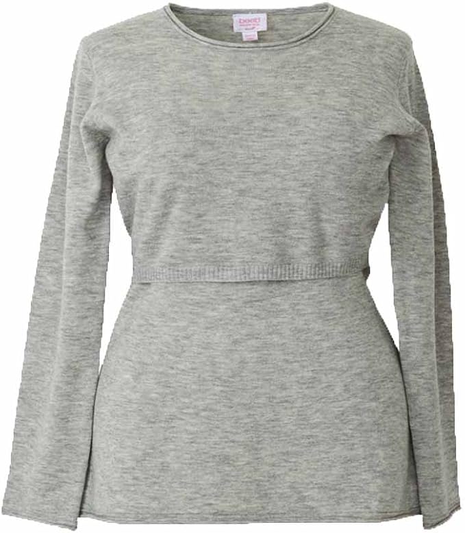 Boob Women's Merino Wool Sweater XL Grey Melange at Amazon Women’s