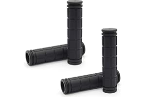 Helonge Bike Handlebar Grips, Non-Slip Rubber Bicycle Handle Bar Wraps for Kids Bikes(7 Colors)