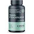 HMS Nutrition Potent Trans-Pterostilbene - 200mg, 120 Vegan Capsules - Antioxidant Supplement - Gluten, Soy & Dairy Free