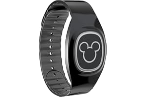 Design Skinz Solid State Black Skin Decal Vinyl Full-Body Wrap Kit Compatible with Disney MagicBand 1 (MagicBand 1 Not Included)