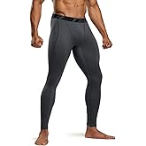 TSLA Men's Thermal Compression Pants, Athletic Sports Leggings & Running Tights, Wintergear Base Layer Bottoms
