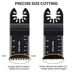 96 Pack Oscillating Saw Blades, CONNOO Oscillating