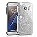 MEKO Galaxy S7 Case,Shiny Sparkle Glitter Bling Case -Built-in Glitter Soft Gel Flexible Firm Rubber Case [Scratch Resistant] for Samsung Galaxy S7- (Silver)