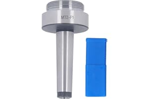 WAHEWUD MT2 F1 Boring Head Shank M10 with 1-1/2-18UNF Thread High Carbon Steel Boring Tool Holder for Inner Hole Milling and 