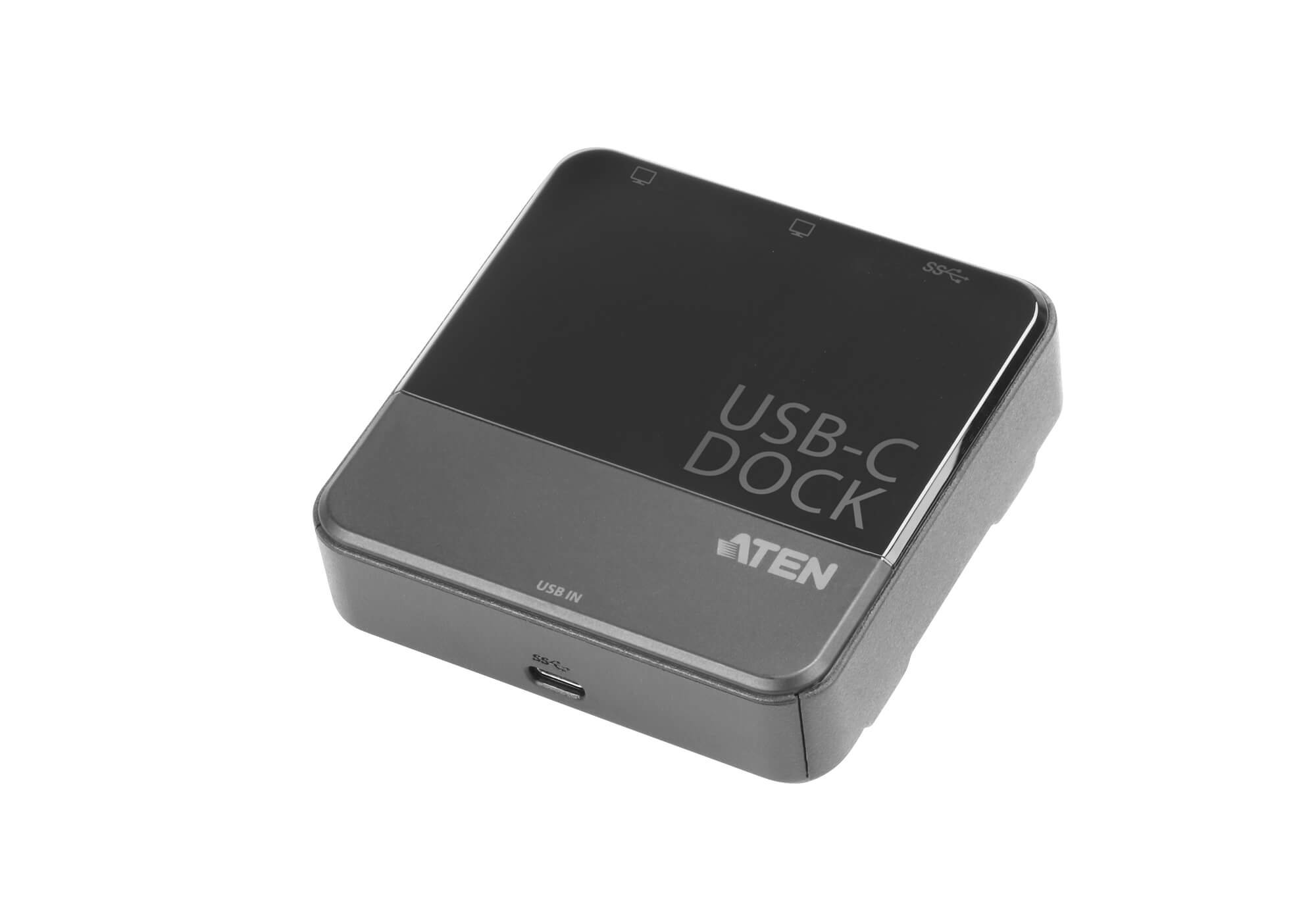 ATEN USB 3.1 Dual-HDMI Mini Dock UH3233, Supports 4K (UHD) up to 1920 x 1080, Plug & Play, suitable for dual monitor workstation