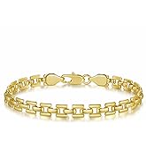 AOZELAN Gold Bracelet 14k Gold Bracelets for Women & Men Non Tarnish Watch Chain Design Womens Bracelets Jewelry Gifts 6.5-9 Inches