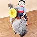 Creative Riding Horse Pet Costume for Dog Cat Puppy Novelty Pet Clothes Halloween Cowboy Dog Apparel by PetIsay (M)