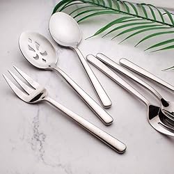Enwinner Serving Spoons*2 Slot Spoons* 2 Forks *2