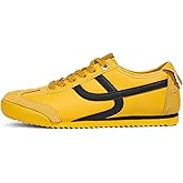 LUCKY STEP Women's Retro Fashion Sneakers Thin Sole Casual Walking Lightweight Tennis Trainers Running Gym Workout Classic Comfortable Athletic Shoes