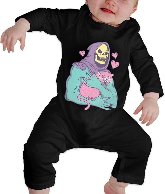 skeleton cat onesie