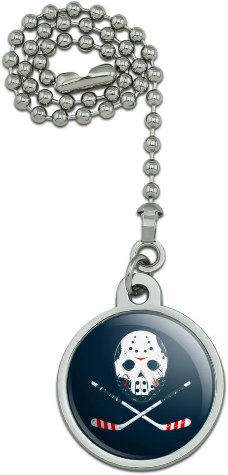 Graphics More Hockey Mask Skull Crossbones Stick Ceiling Fan And