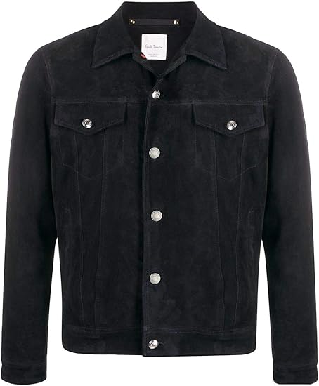 Amazon ポール スミス メンズスエードトラッカージャケット ダークブルー Men S Jacket 並行輸入品 Dark Blue L コート ジャケット 通販