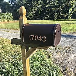 4 Inch Mailbox Numbers 0-9, Door Address Number