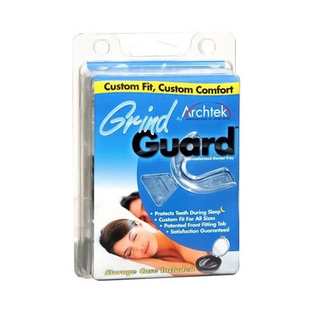 ArchtekGrind Guard Dental Tray with Case - 2 Ea, 3 Pack