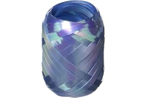 BERWICK Flat Curling Ribbon .1875"X66' - Light Blue Iridescent