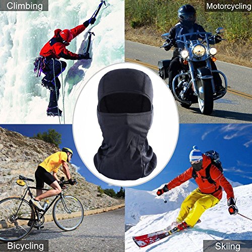 KOOYU Balaclava Ski Mask Motorcycle Full Face Mask Neck Gaiter Hood