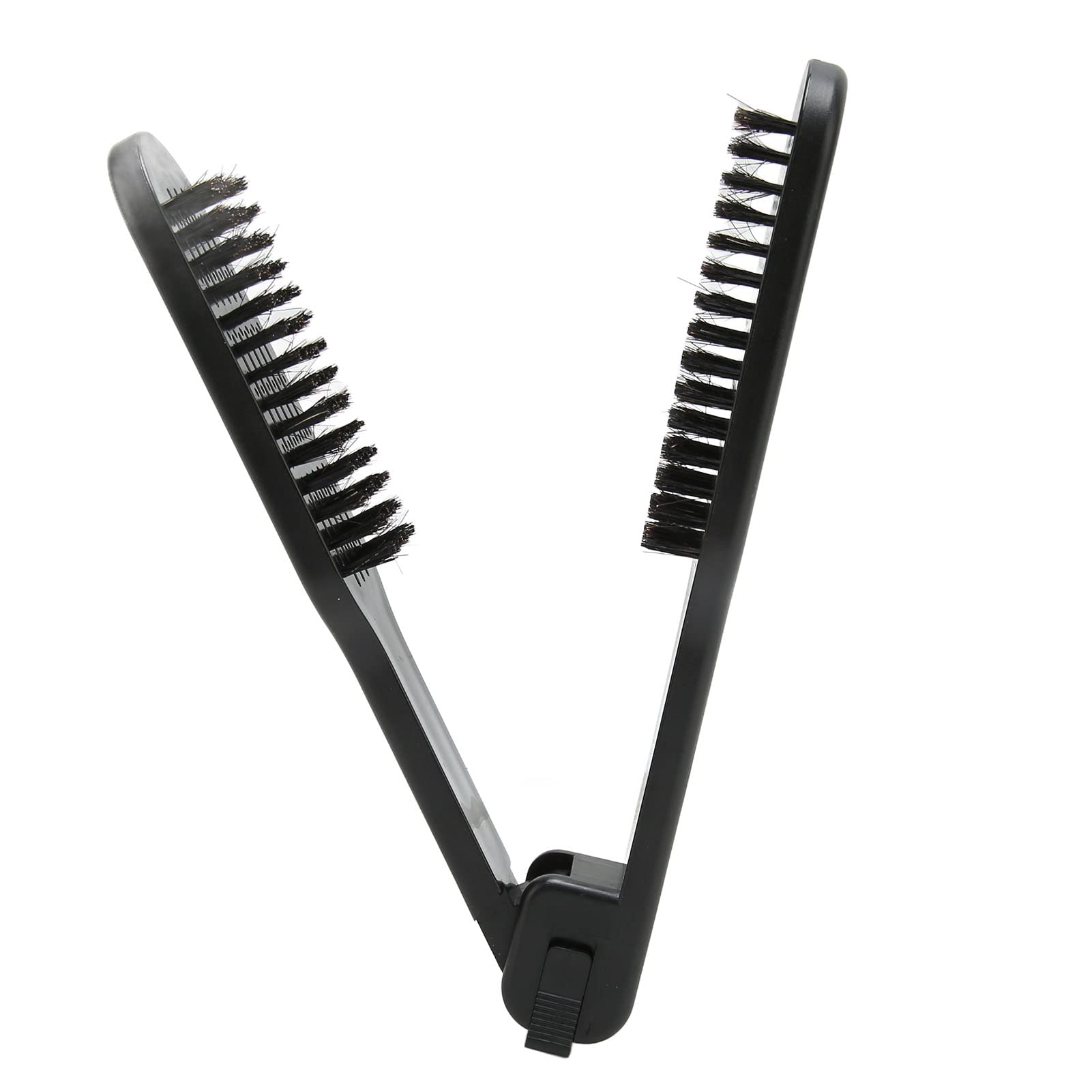 Hair Straightener Comb, Clamp Flat Hair Brush with Anti-Static Design and Comfortable Grip for Fast Smoothing and Straightening Styles