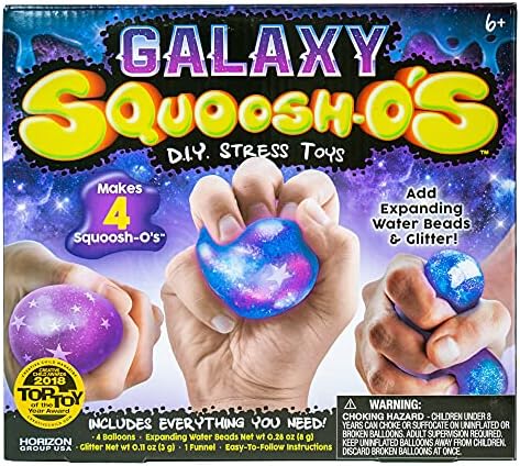 Galaxy Squoosh-O's DIY Fidget Toys by 