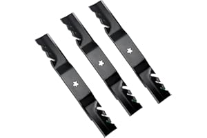 WaanGar 3 Pack Z254 Blades for Husqvarna LGT2654 Z254F MZ54 YTH24V54 187256 532187256 532187254 54 inch Deck Zero Turn Lawn M