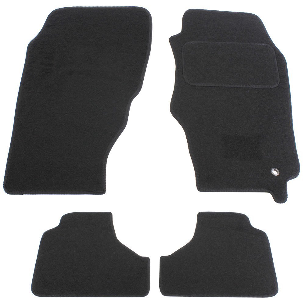 JVL 2613 Cherokee KJ 2001-2008 Fully Tailored Car Mat Set with 1 Clip - Black