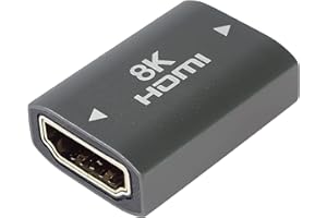 8K HDMI Coupler - Connect Two HDMI Cables Together for Extended Reach and Easy Installation