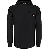 BOCOMAL FR Hoodie Shirt 5.5oz Lightweight Flame Resistant Work Shirt Long Sleeve NFPA 2112 CAT2