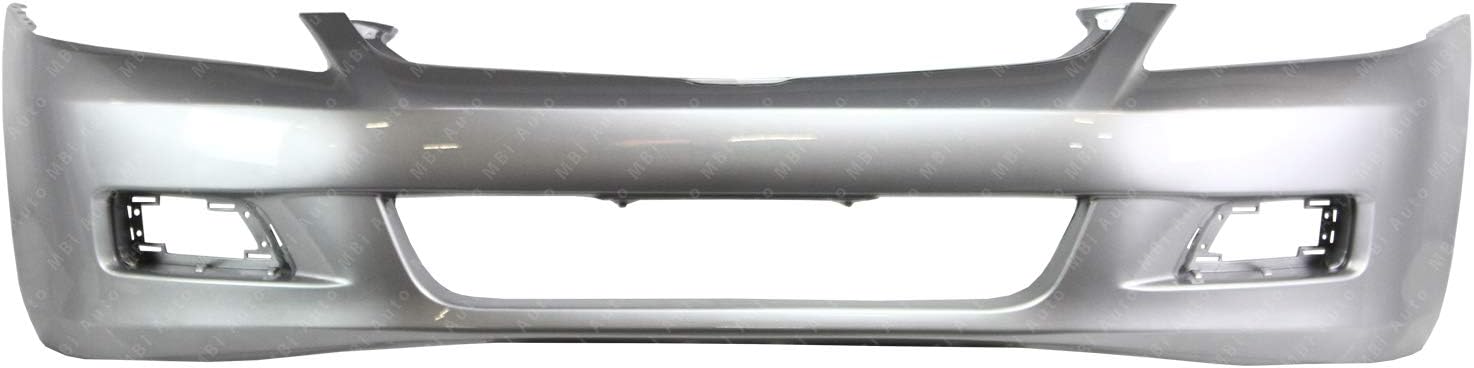 BUMPERS THAT DELIVER - Painted NH700M Alabaster Silver Metallic Front Bumper Cover for 2006 2007 Honda Accord Sedan 4 Door 06 07, HO1000235