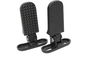 2 Pieces Bike Rear Pedals Large Foldable Anti Slip Easy Installation Electric Bikes Foot Pegs Road Bikes, Mountain Bike, Fold