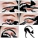 Wisdompark 4 Piece Cat Eyeliner Stencil, Matte PVC Material Repeatable Use Eyeliner Template Plate For Everyone from Beginner to Professionals, Type A