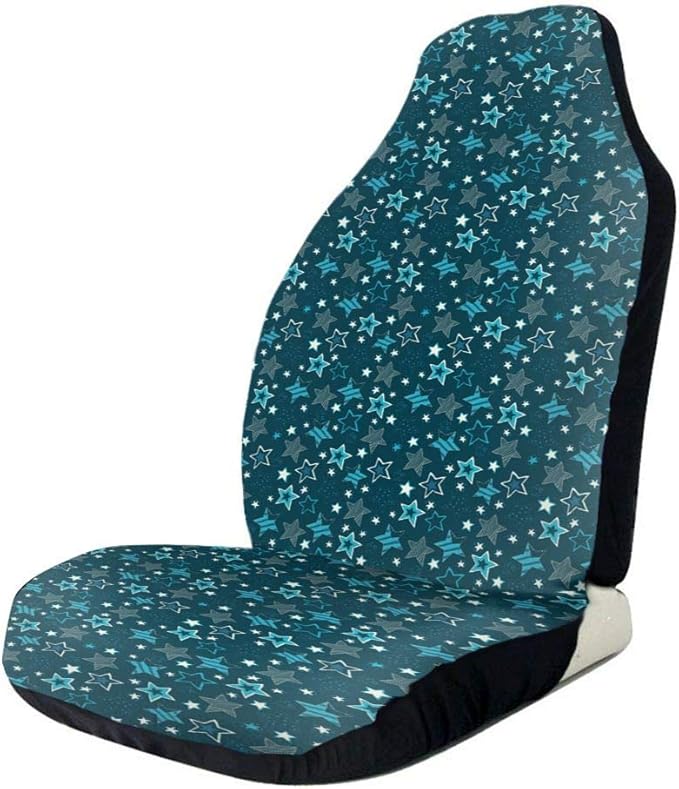 Retro Sketchy Stars Repeat Universal Fit Waterproof Car Seat Cover