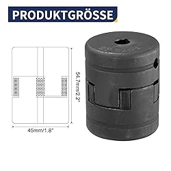 uxcell 3/8" to 1" L075 Flexible 3-Piece L-Jaw