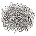 Axe Sickle 1 inch Small Screw Eyes Metal Eye Screw Hooks Self Tapping Screws Hook Ring Eyelet Hooks 100 Pcs. primary
