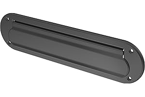 Franklin Brass Derby Mail Slot for Door in Matte Black HHMSL-MB-U