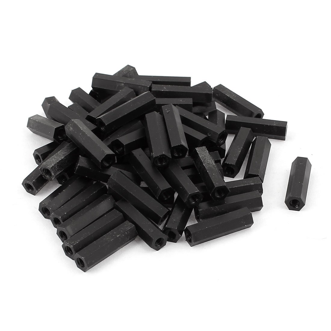 50 Pack M3 5mm+6mm MaleFemale Nylon Hex PCB Standoff Pillar Spacer