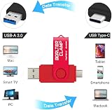 BORLTER CLAMP 64GB USB-C 3.0 Flash Drive 2-in-1 for Android Samsung LG Huawei view 2