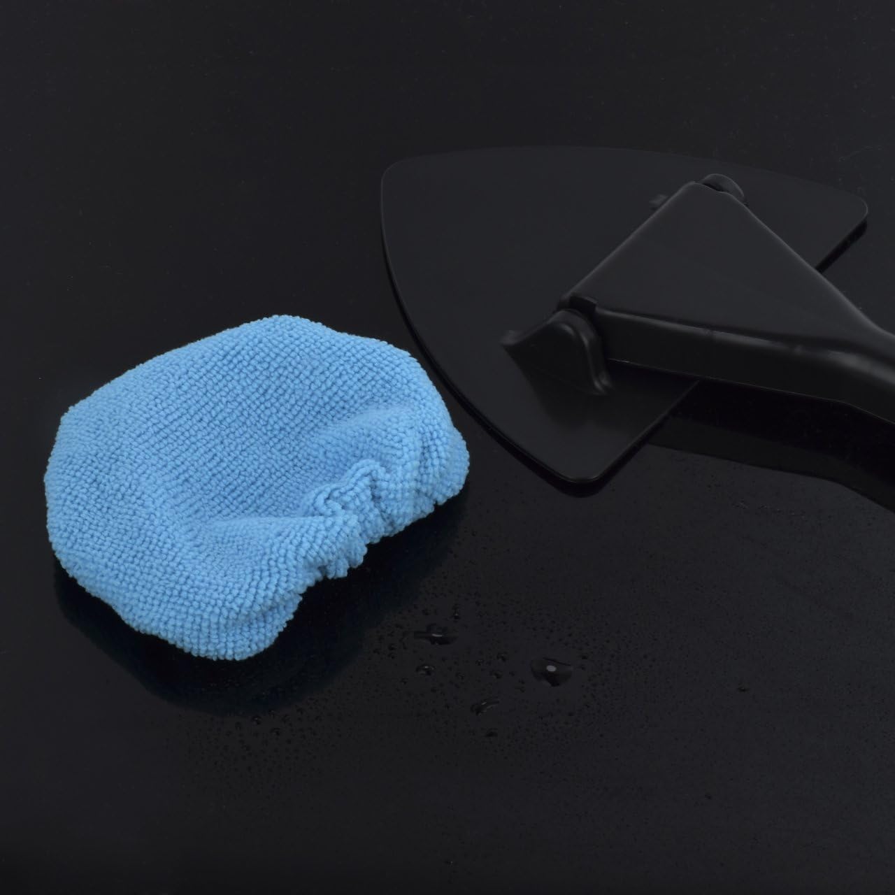 DEDC Car Windshield Cleaner Wipe Tool from Inside Window Glass Cleaning Tool for Home Bedroom with Long Handle Blue (1PC Windshield Cleaner): Automotive