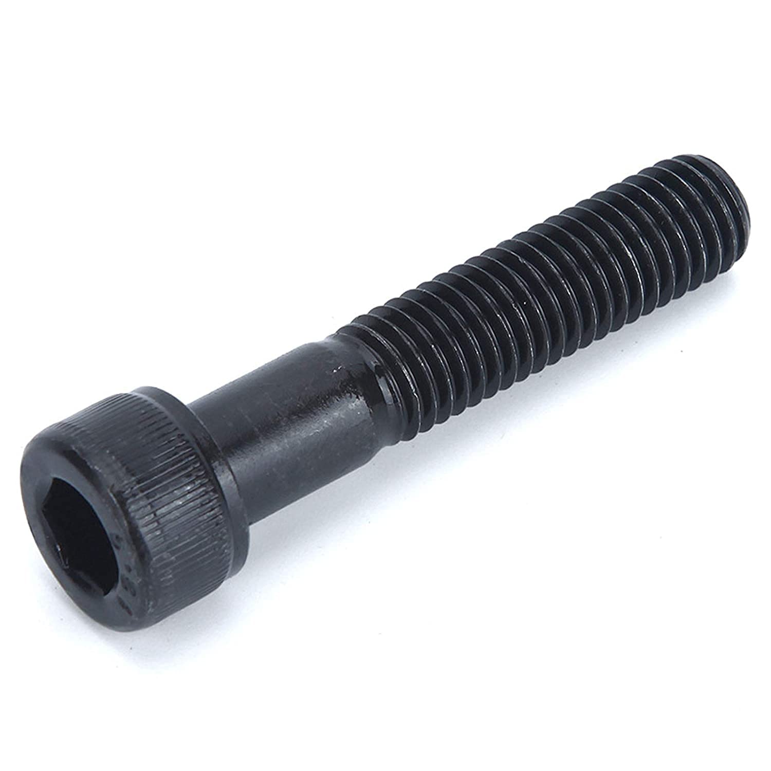 Cylinder Hex Head Cap Screws M6 (Pack of 25) Steel Grade 10.9 Hexagon Socket Allen Key Screw Bolts Thread Fasteners Cylindrical Heavy Duty According to DIN912 Black (6mm x 50mm)