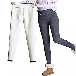 2Pcs Warm Leggings for Women Winter, Sherpa