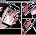 iPhone 7 Plus Kickstand Case, Luxury Bling Glitter Soft TPU Gel Beauty Shiny Flower Cute Candy Protective Cover Case for Girls with Wrist Strap (iPhone 7 Plus, Flower)
