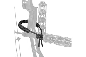SPG Archery Bow Wrist Sling - Bow Wrist Strap with Quick Disconnect, Compound Bow Wrist Sling Adjustable Bow Strap for Recurve Compound Bow Hunting Targeting Accessories